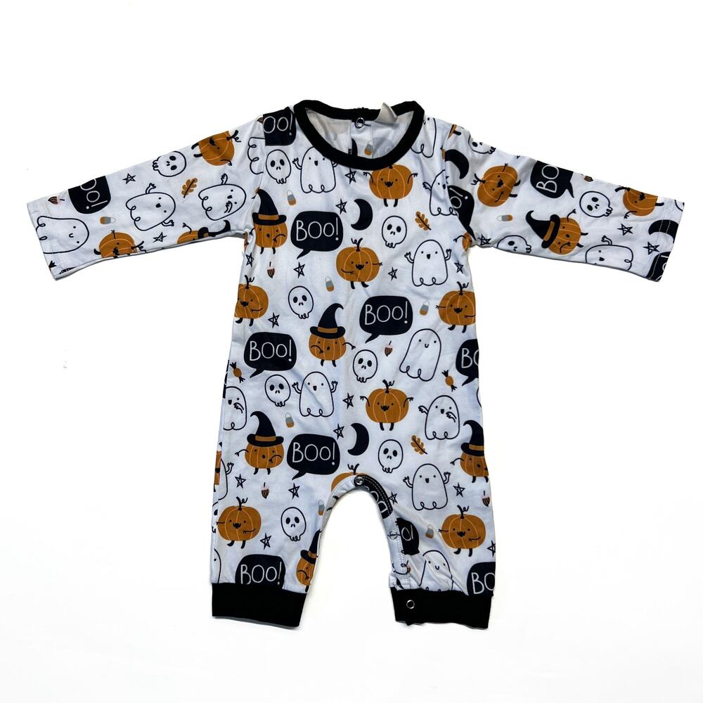 BABY HALLOWEEN THEMED ROMPER SIZE 6/12M